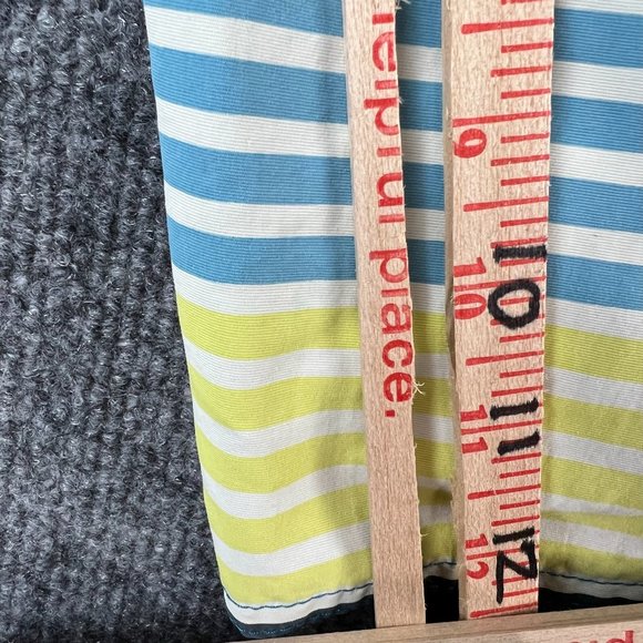 Patagonia Swim Trunks Adult 32 Medium Blue Yellow Board Shorts Bathing Suit Men - Picture 7 of 12